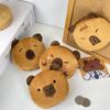 Capybara Plush Coin Purse & Keychain - Cute Capybara Earphone Case Gift