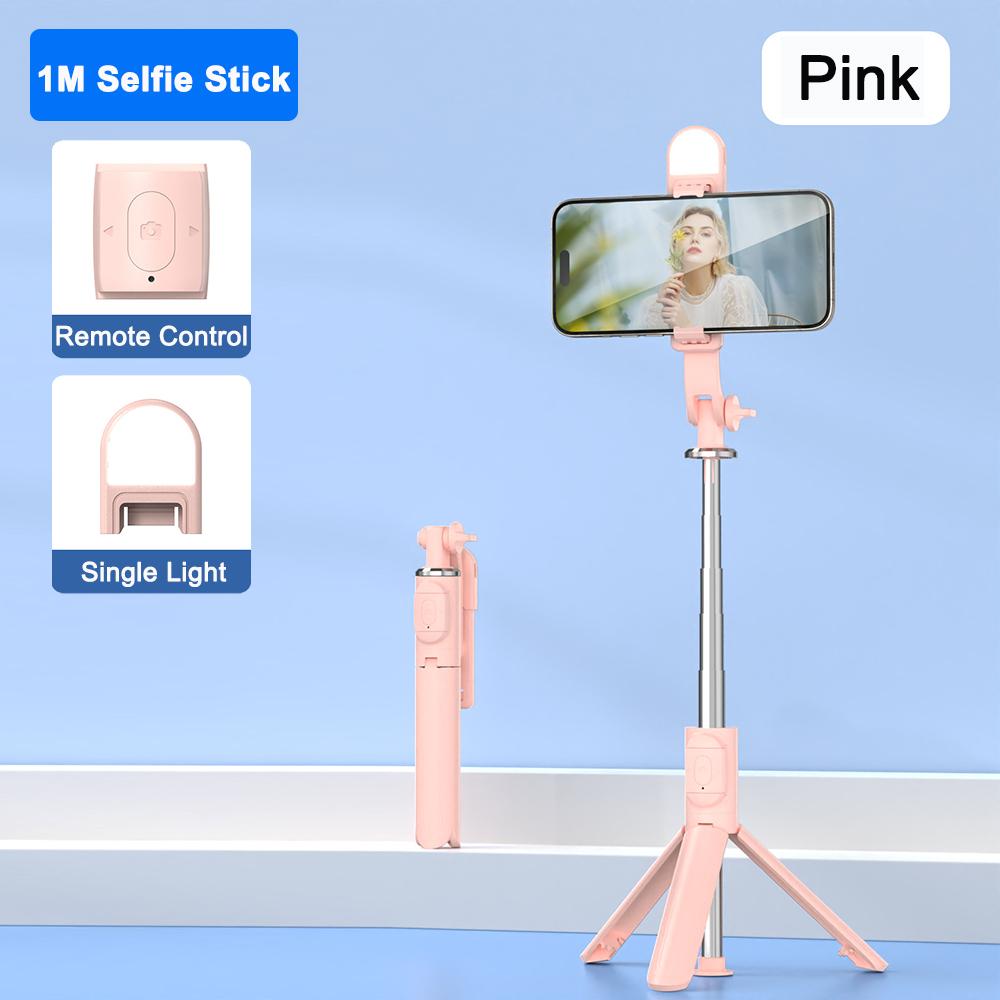 

Бездротова підставка для штатива для палиці для селфі Bee з легким пультом дистанційного керування Bluetooth, розширюваним для мобільного телефону iPhone, пряма трансляція Tiktok