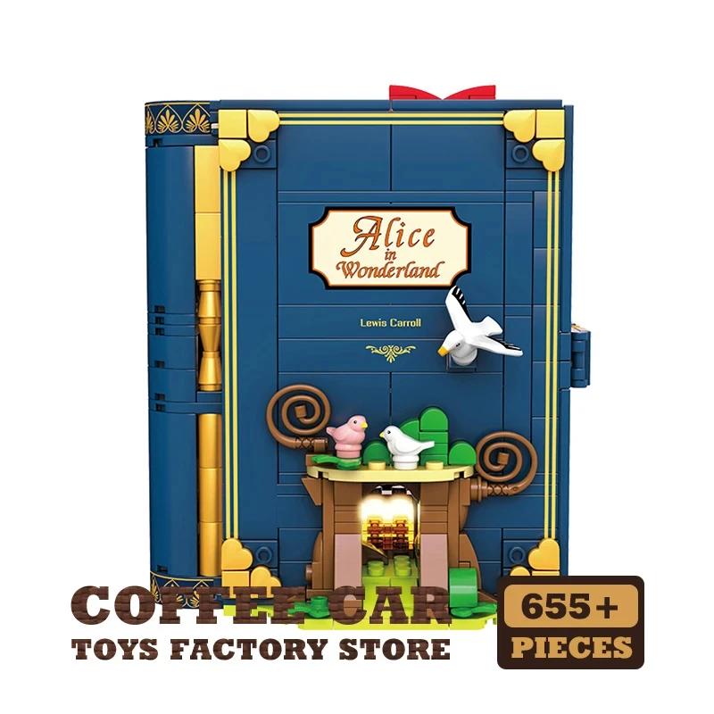 Dream Princess 3D Storybook Building Blocks Anime Film MOC Bricks Toys Fairy Tales Gift for Girls