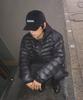 Mood Inside Minimal Lightweight Hooded Padded Jacket _Glossy Black