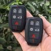 Silicone Car Remote Key Fob Case For Volvo C30 C70 S40 V40 V50 2008 2009 2010 2011 5 Buttons Protector Cover Shell Accessories