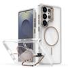 Transparent for  Bracket Case for Samsung Galaxy S26 S2 Ultra S24 Plus S23 FE A A6 A16 A4 A3 A1 Camera Stand Cover