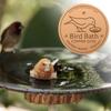 Bird Bath Copper Birdbath Purifier with Triple-Point Support Bath Disk Ornaments Feeder Accessories for Outdoor Bird Baths Bowls
