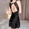 1011 French Summer Nightdress New Pure Desire Wind Sexy Pure Desire Suspender Lace Pajamas Loungewear Chest Pad Set