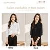 2026 Spring and Autumn New Women's Casual Solid Color Simple Long Sleeve Shirt Top