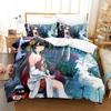 3D Print Azur Lane Bedding Set,Duvet Cover Comforter Bed Set Quilt Cover Pillowcase,King Queen Twin Size Boys Girls Adultse