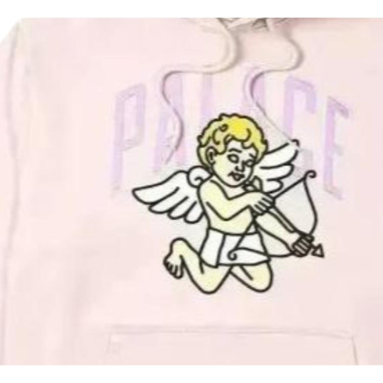 Palace SS23 Spring/Summer Collection Cupid Print Hoodie Men Tops Pink PLC23021525