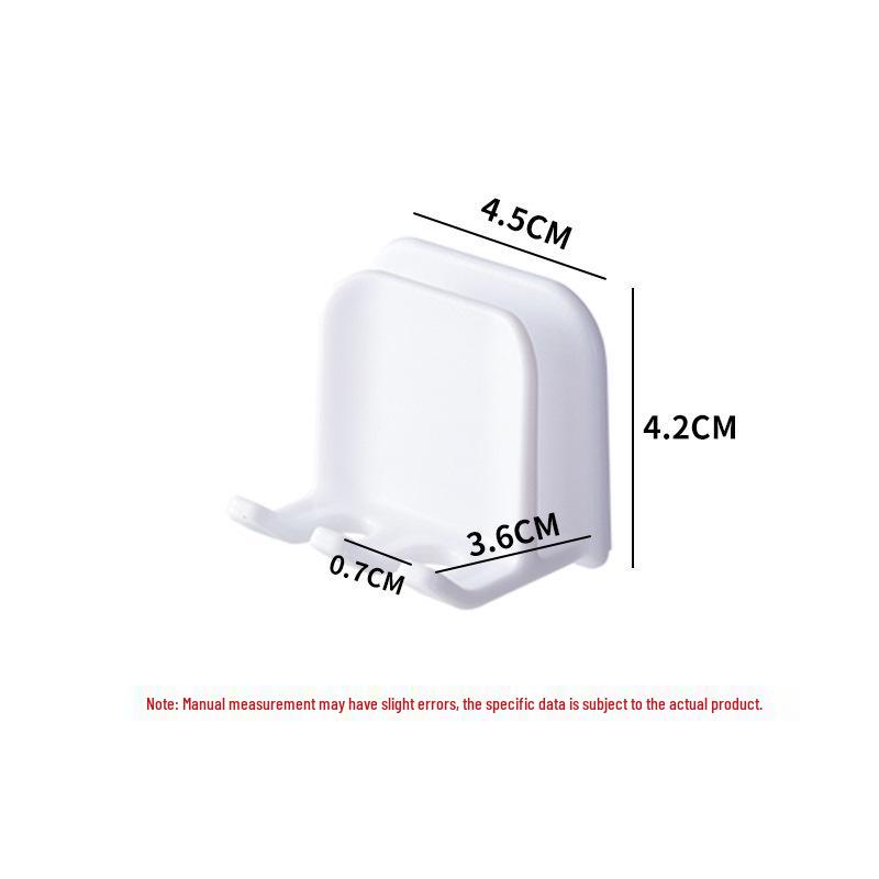

Bathroom Wall-Mounted Toothbrush and Cup Holder Rack