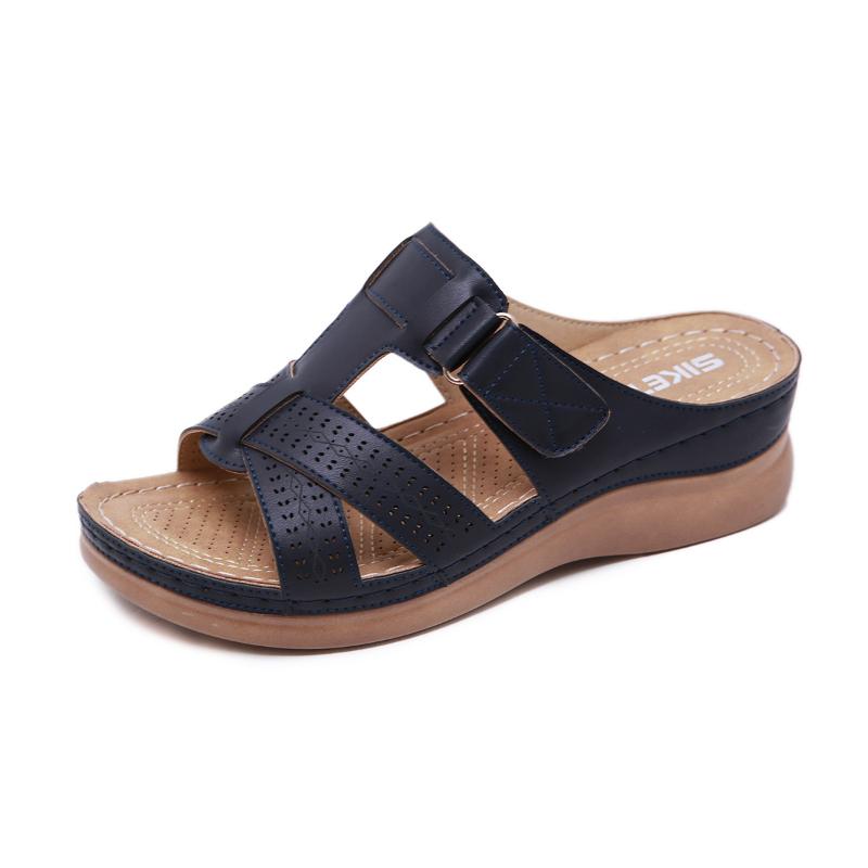 2025 New Sports Summer Sandals For Women's College Style Sloping Wedge Light And Comfortable Students' Shoes Casual Comfortable
