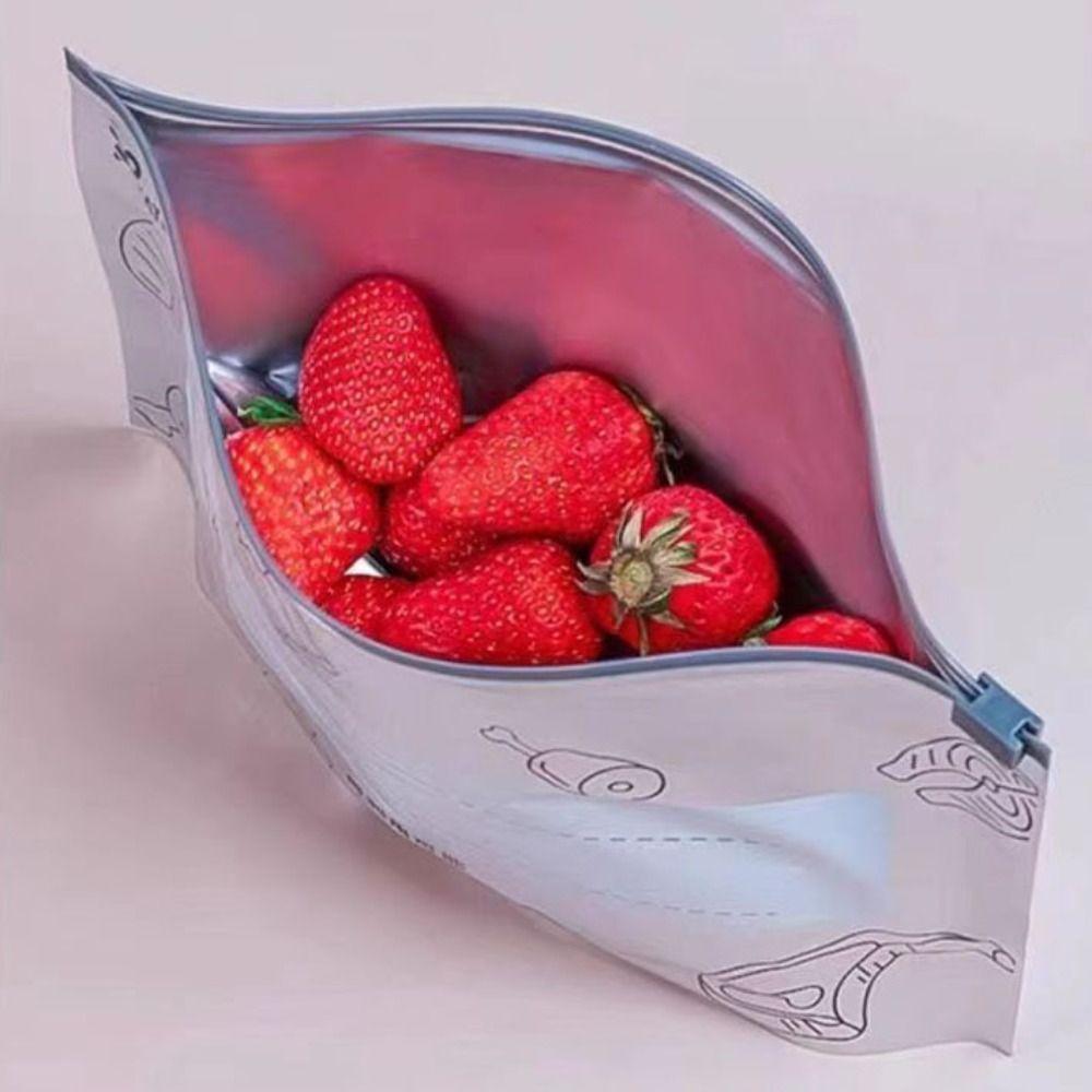 10pcs Self Seal Fresh-keeping Bags Aluminum Foil Food Storage Bag Packaging Bag Fruit