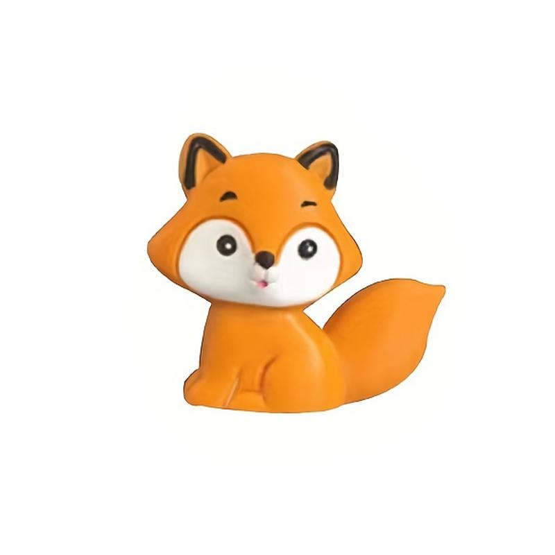 1 Piece Silicone Cake Mold Animal Series Chocolate Flip Candy Cartoon Cute Fox Animal Mold Baking Drip Glue