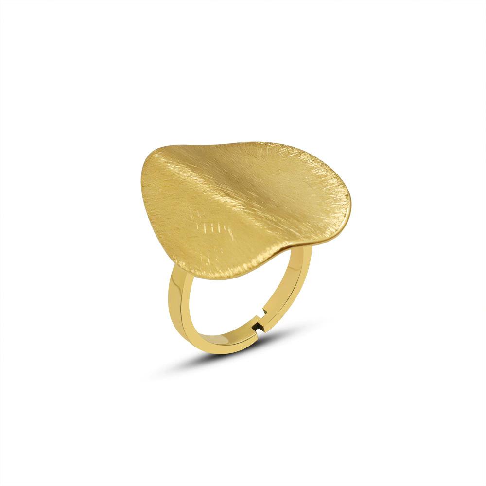 Fashion French Exaggerated Irregular Brushed Matte Ring Women Index Finger Ring Titanium Steel Ring Women Jewelry Accessory
