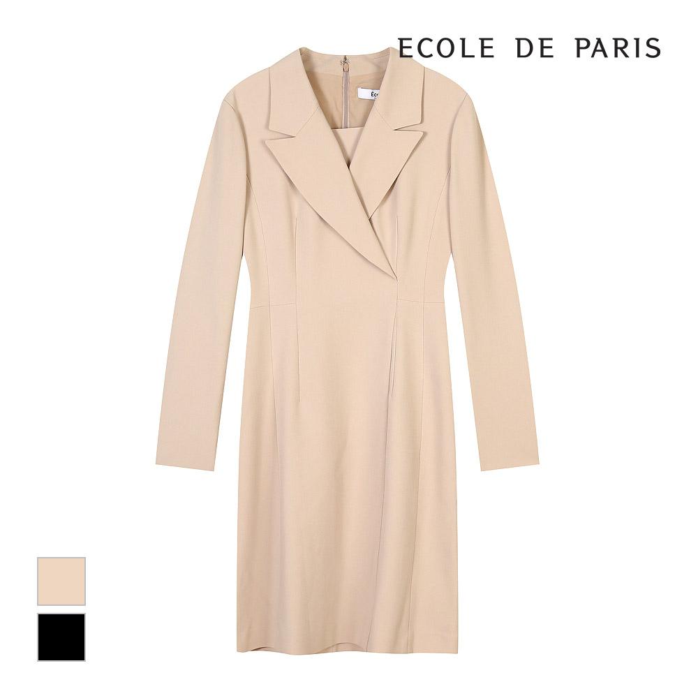 ECOLEDEPARIS Wrap-Style Belted Dress_Cb2Xwoa021A