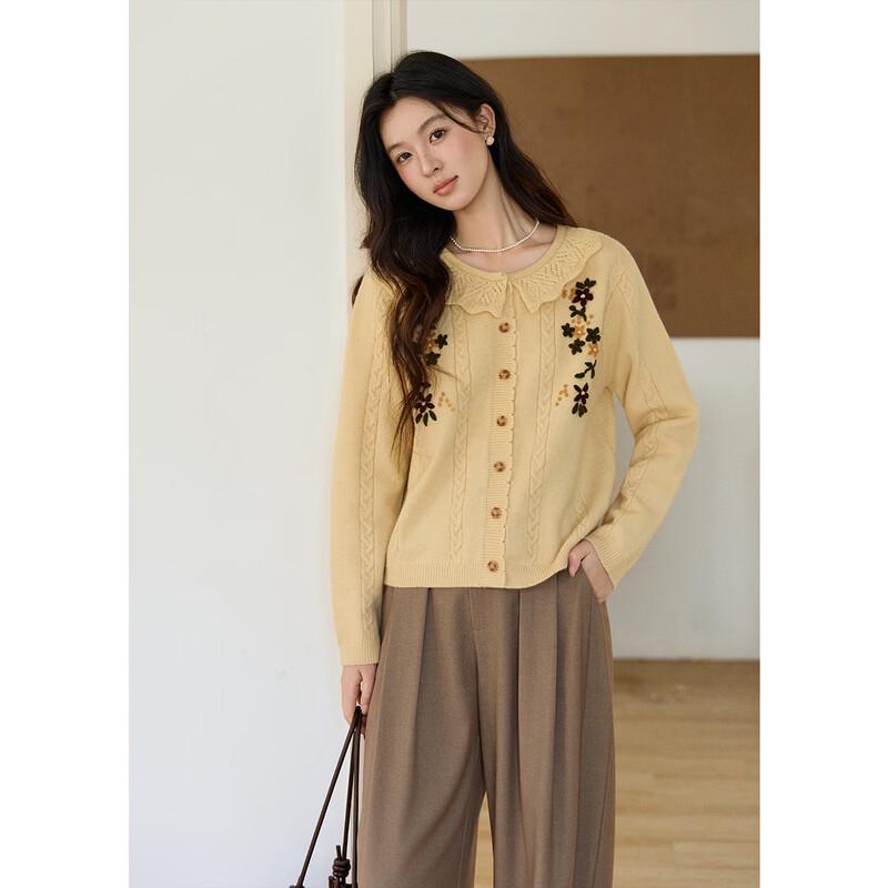 Mishow French Retro Knitted Cardigan Sweater