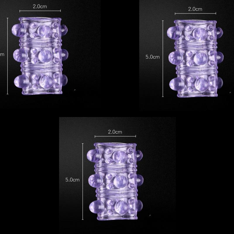 Silicone Cock Ring Fancy Condom Reusable Penis Rings Penis Sleeve Delay Ejaculation Sexual Pleasure Enhance with Pellets Sex Toy