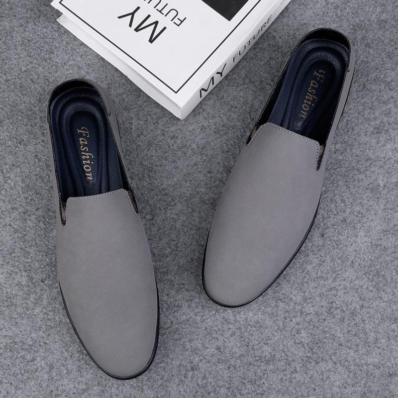 Fashion Summer Men Casual Slip on Shoes Fashion Solid Loafers Comfortable Casual Shoes Light Male Moccasins Driving Shoes Business Flats
