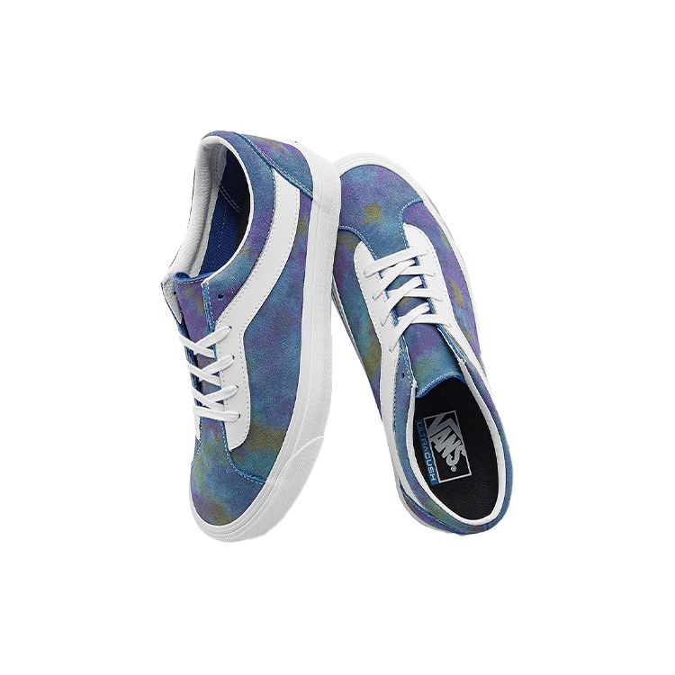 Vans Bold Ni Tie Dye Suede Unisex Sneakers Blue Limoges True-White VN0A5DYAAZG