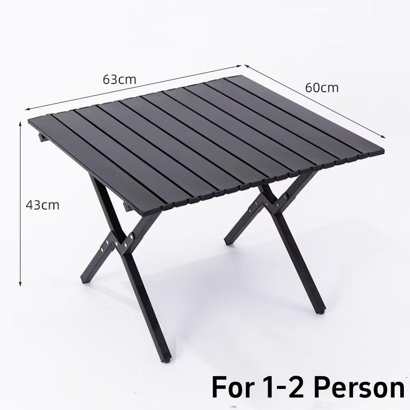 

Открытый кемпинг складной стол высокопрочный металлический стол для роллов для 4-6 человек портативный стол для пикника с сумкой для хранения