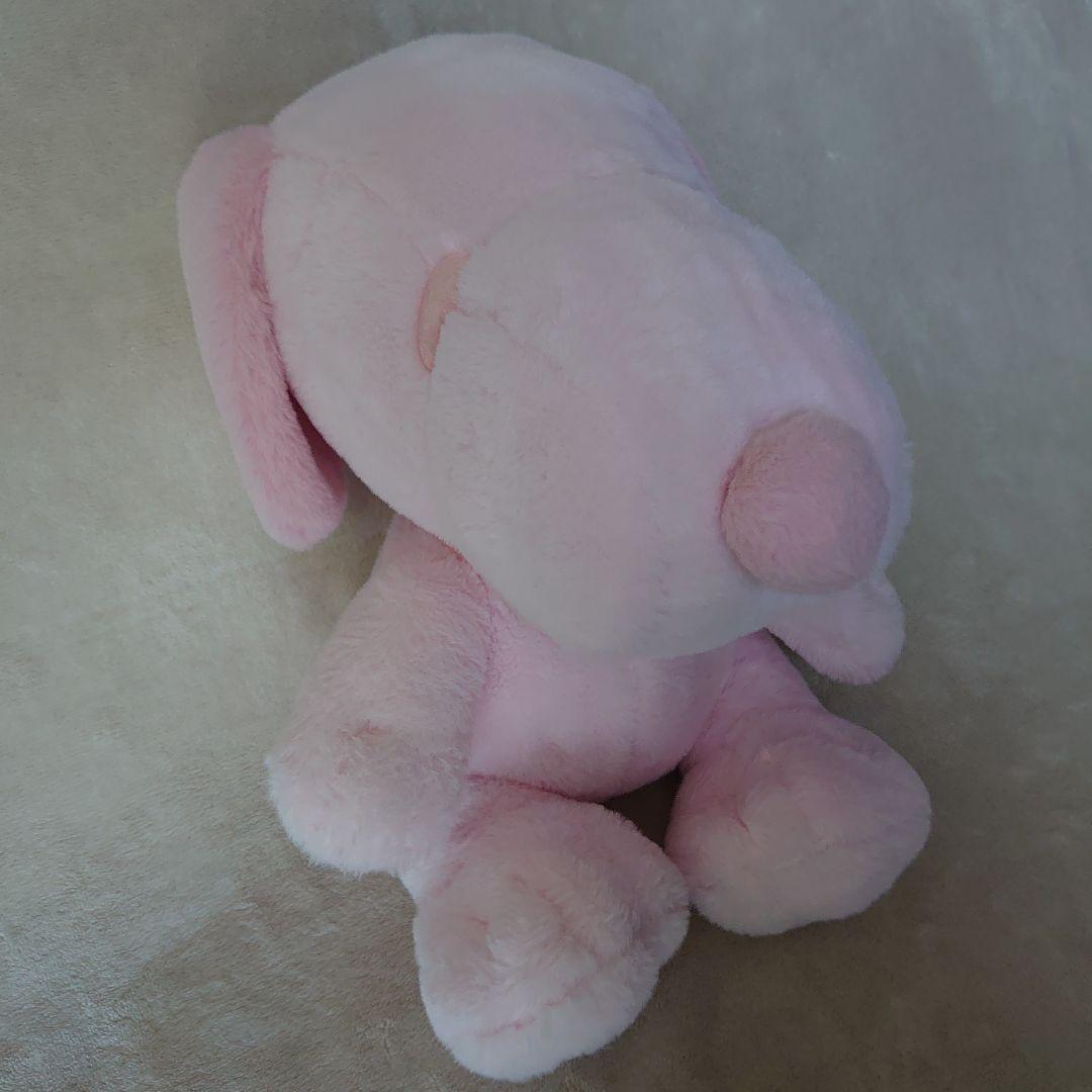 snoopy stuffed toy pink