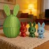 3D Printed Easter Bunny Egg Prefilled Easter Egg with Bunny Inside Easter Basket Stuffers for Home Office Desk