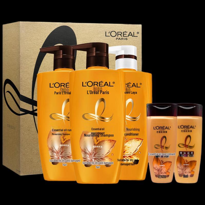 L'Oréal Paris Pflege-Set mit ätherischen Ölen, 5-teilig