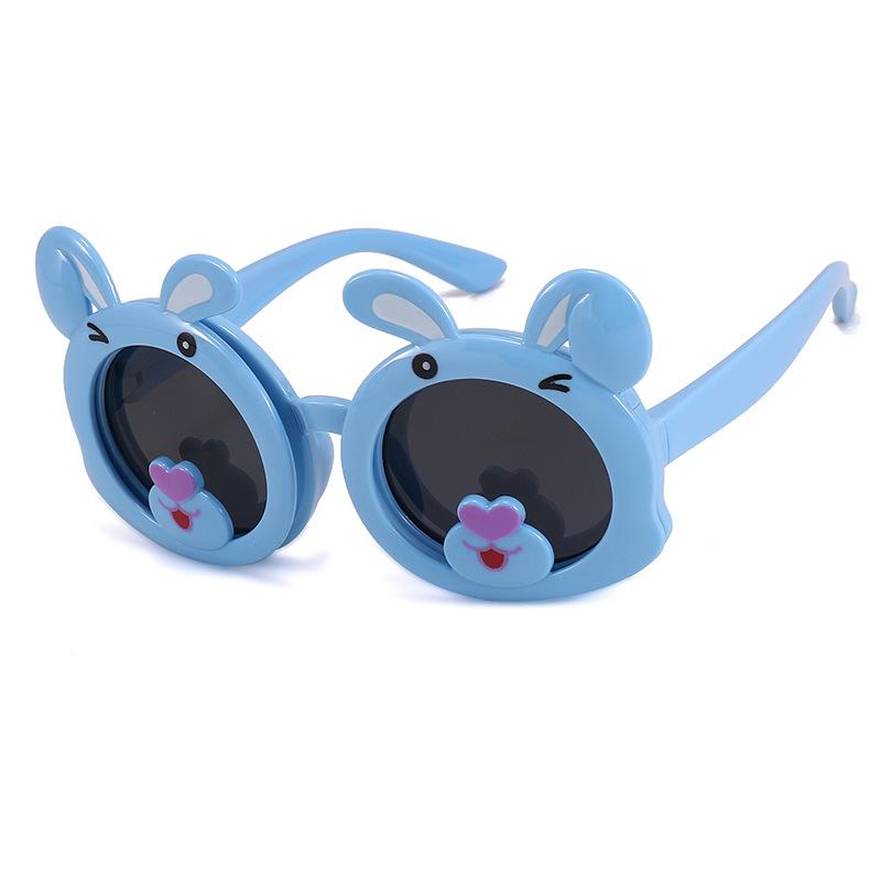 New boys and girls soft silicone sunglasses, baby cartoon cute animal sunscreen polarized sunglasses trendy ZD23021 Tac polarized