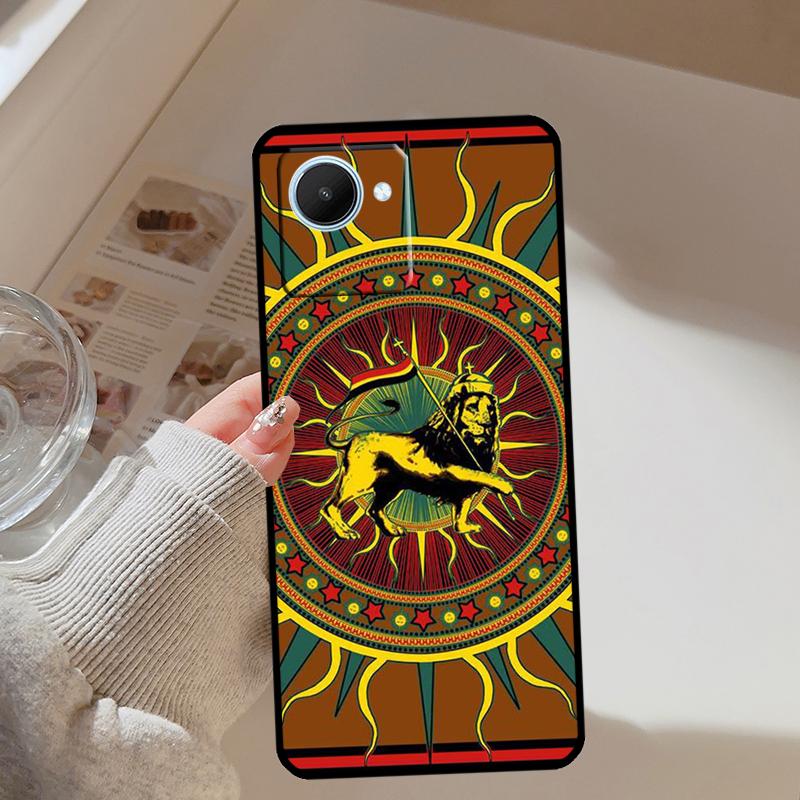 Rastafarian Lion For Realme 13 12 10 11 14 Pro Plus GT 6T 6 5 GT7 Pro C61 C55 C53 C51 C21Y C25S C75 C67 Case