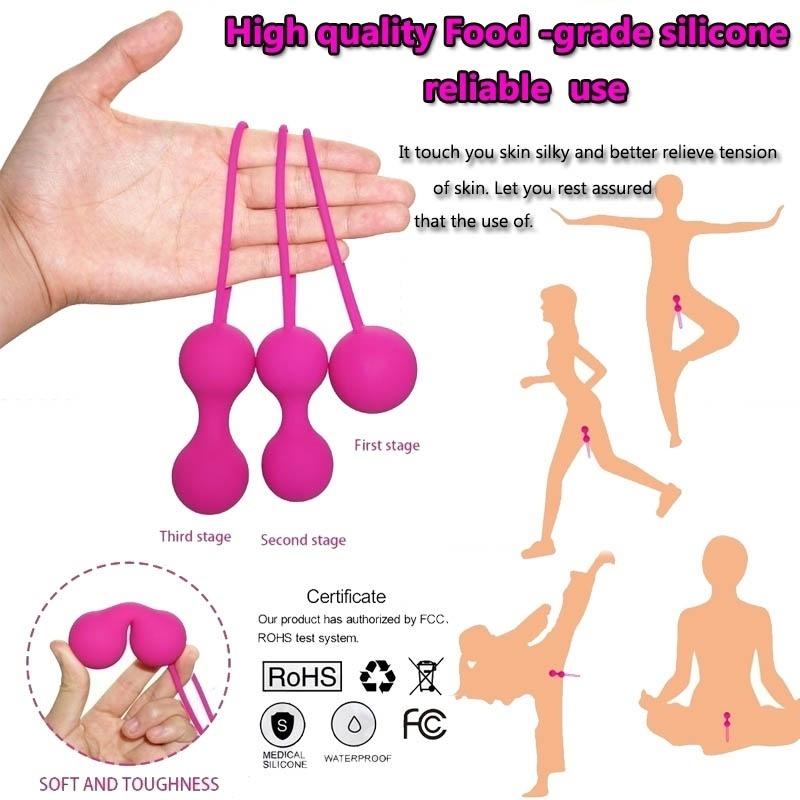 Kegelové koule vaginální koule na těsné cvičení koule gejša koule Ben Wa koule pro ženy Sexuální produkty Sexuální hračky