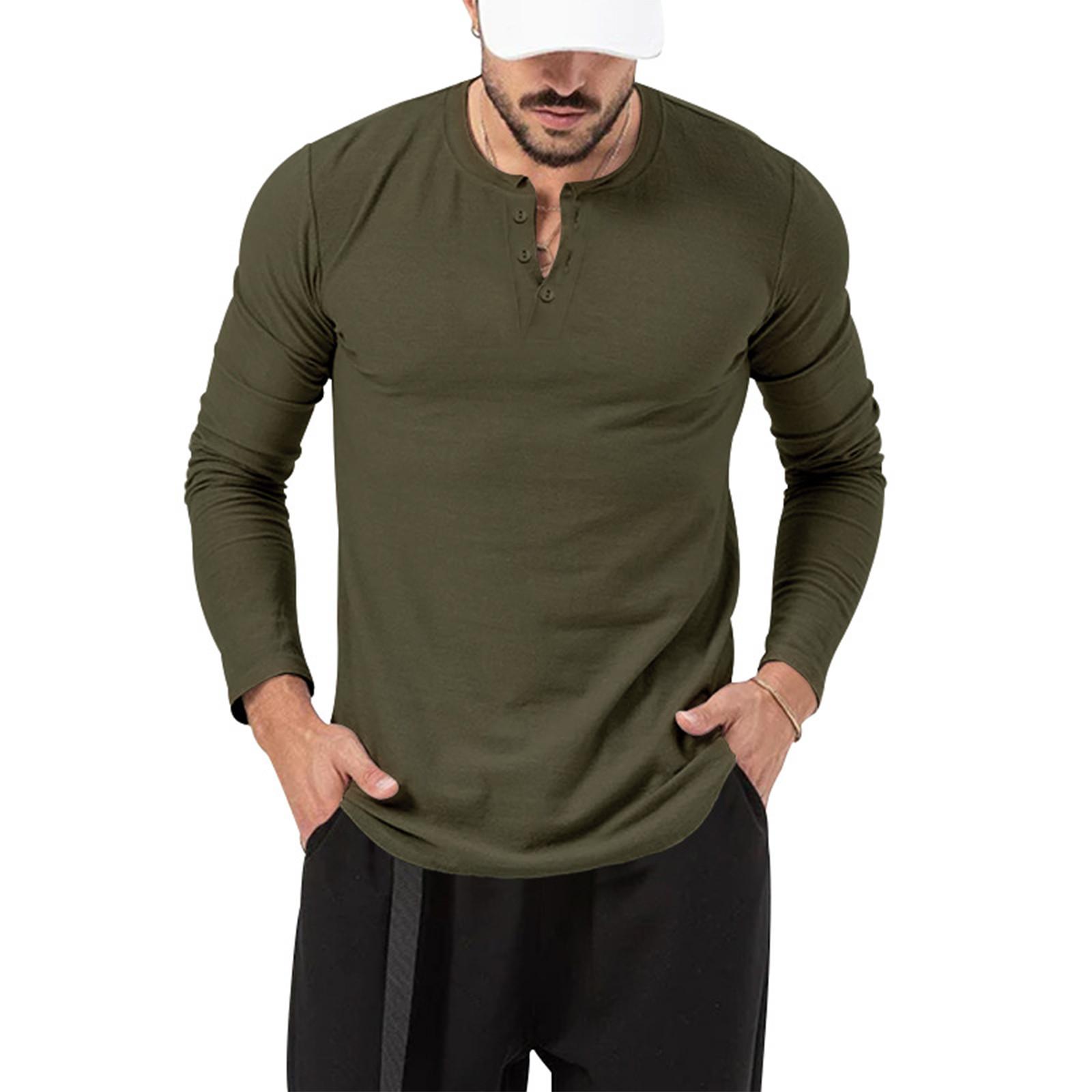 

Men s Retro Collar Printed Shirt With Long Sleeves L