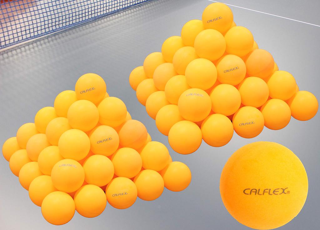 Sakurai Calflex Table Tennis Balls, Training Balls, 120 Balls, Orange, CTB-120 OG