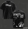 Vintage Praná Dying Light Hra Grafické Tričko Unisex Kulatý Výstřih Krátký Rukáv Letní Ležérní Oversized Streetwear Bavlněná Trička