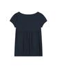 BAUF Shirred Flare T-Shirt [Navy]