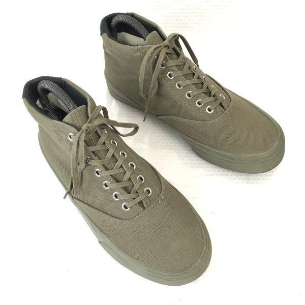 United Arrows B&Y Größe 0 24.0-24.5 Khaki Kurze Stiefel Sneakers Schuhe Trainer Stiefel(GEBRAUCHT)