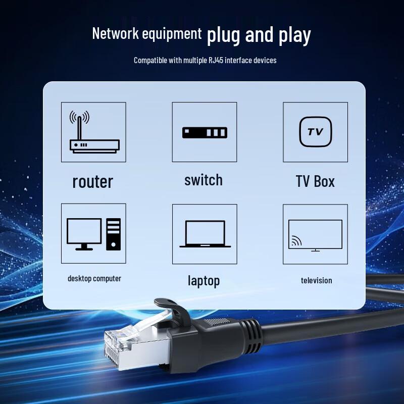 CHOSEAL Cat6 Shielded Ethernet Patch Cable