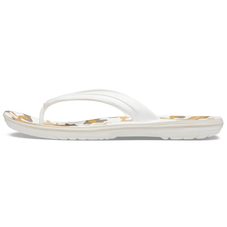 

Crocs Crocband Crocodile Pattern Printed Non-Slip Flip Flops Unisex Footwear White 205943-94S 45-46