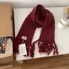 Christmas series new red atmosphere scarf collection women's winter wind advanced autumn and winter warm scarf