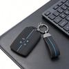 Key Case Cover for Renault Duster Captur Arkana Kadjar Clio Megane Austral Laguna with Keychain Anti-Scratch Guard Shockproof Protection