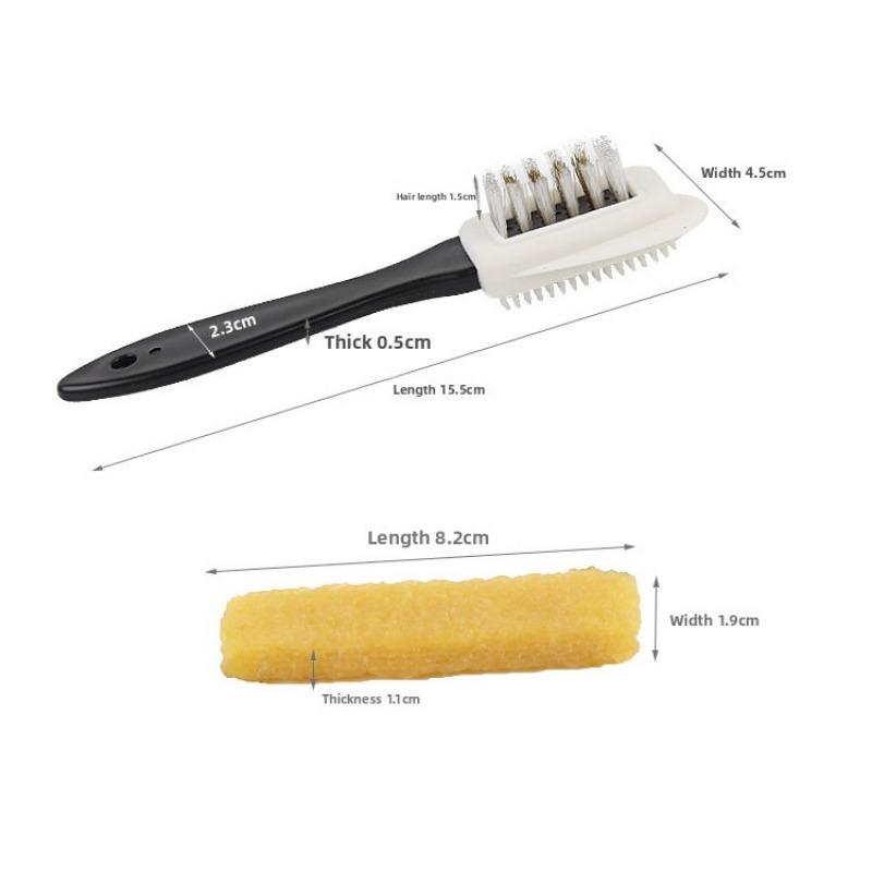 Suede Decontamination Set for Shoes Snow Boots Cleaning Kit with Rubber Brushes for Men Women
