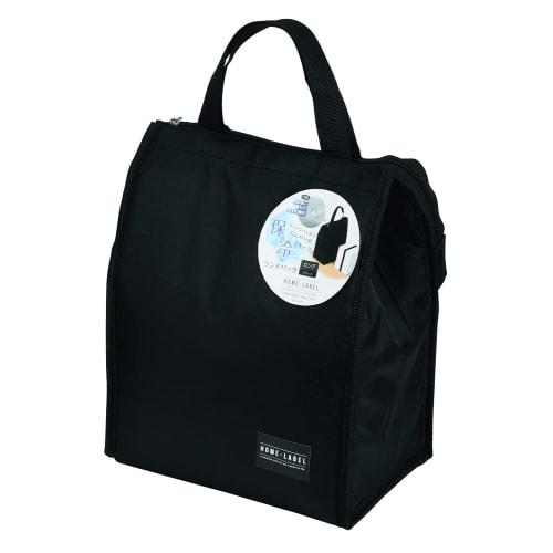 Pearl Metal Home Label Insulated Lunch Bag, Long, Black, D-6699