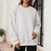 Women's Casual Drop Shoulder Neck Sweatshirt