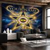 Custom Name FenerbahçePrinted Tapestry – Wall Hanging for Bedrooms, Dorms, and Home Decor