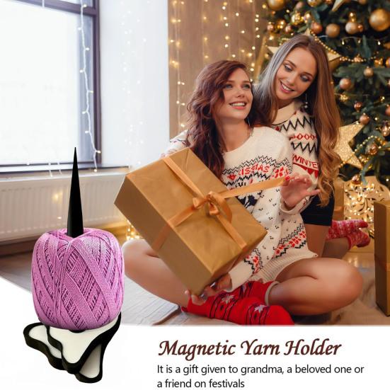 Gerbera Yarn Spinner 3D Printed Monstera Spinning Yarn Holder Winding Tool Tangle-Free Yarn Dispenser for Crocheting Knitting Lovers