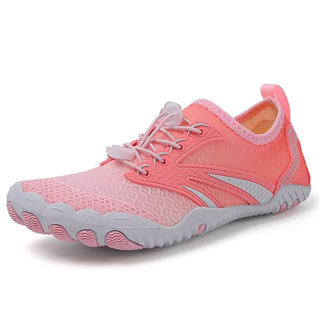 Pink Water Shoes Women Sneakers Barefoot Outdoor Beach Sandals Upstream Aqua Shoes Quick-Dry River Sea Diving Swimming Size 42