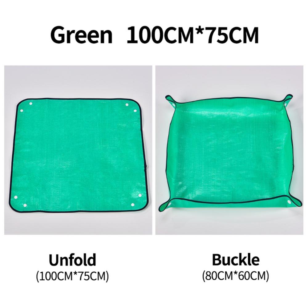 Durable 50cm-100cm Planting Mat Waterproof Reusable Transplanting Mat Foldable Soil Replacement Pad