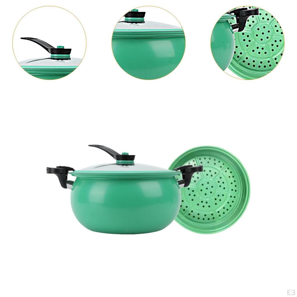 7L Micro Pressure Cooker for Cooking Soup, Pasta, And Noodles