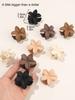 10Pcs Flower Claw Clips Small Matte Tiny Hair Clips for Women, 1.2" Mini for Thin Medium Hair, Cute Hair Accessories