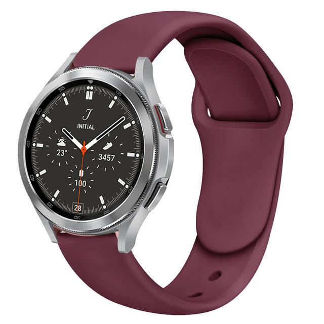 Cinturino in Silicone da 20 mm per Samsung Galaxy Watch 7 44mm 40mm/6 5 4 Classic Cinturino per Samsung Watch 5 Pro 45mm Accessori Cinturino