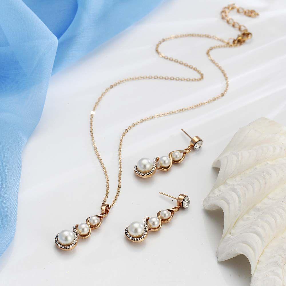 Bride Cubic Zirconia Gifts For Women Angel Teardrop Dangle Earrings Jewelry Set Necklace Pendant