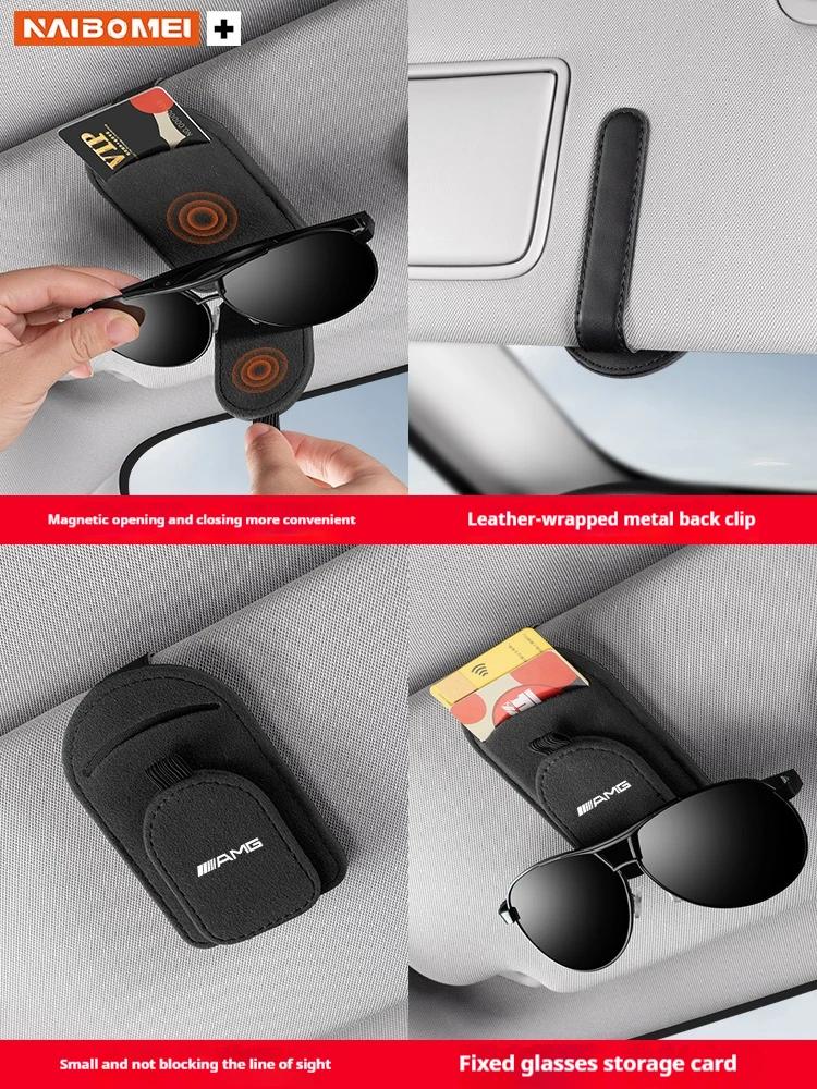 2026 Hot Car Visor Glasses Storage Clip Sunglasses Holder Glasses Holder For Mercedes-Benz AMG A C E V Class Sprinter GLC ML SLK