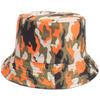 Women's Camouflage Dual-Sided Bucket Hat, Double-Sided Wearable Fisherman Cap for Outdoor Leisure and Vacation